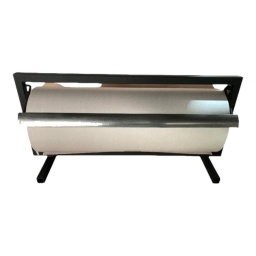 PORTA ROLLO METAL DE MESA 75CM.