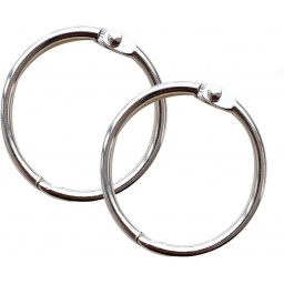 ANILLOS METALICOS PARA HOJAS PERFORADAS 20MM.