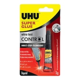 PEGAMENTO INSTANTANEO UHU SUPER GLUE CONTROL 3G