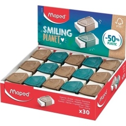 GOMA DE BORRAR MAPED PRECISION ECOLOGICA SMILING PLANET