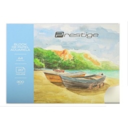 BLOCK DIBUJO ACUARELA PRESTIGE 300GR. A4