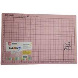 BASE DE CORTE IBI CRAFT ROSA  PASTEL A3 30X45CM.