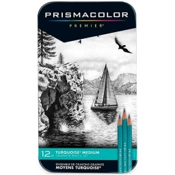 LAPICES GRADUADOS PRISMACOLOR PREMIER TURQUOISE LATA X12