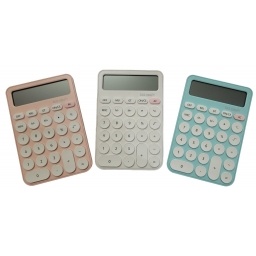 CALCULADORA DE ESCRITORIO IBI CRAFT BIG DISPLAY PASTEL