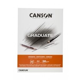 BLOCK CANSON GRADUATE CROQUIS A4 96 GRS.