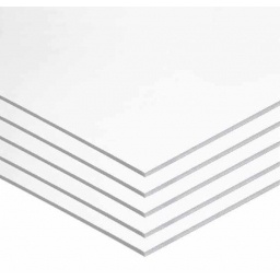 CARTON PLUMA ESPUMA FOAM BOARD BLANCO 50X70CM.