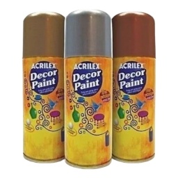 PINTURA EN AEROSOL ACRILEX DECOR PAINT 150ML.