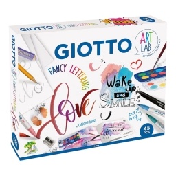 SET GIOTTO ART LAB FANCY LETTERING X 45