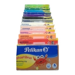 PLASTICINA PELIKAN MARQUETA 180GR.