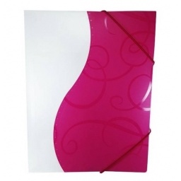 CARPETA ELASTICO PLASTICA SWORLD BICOLOR A4