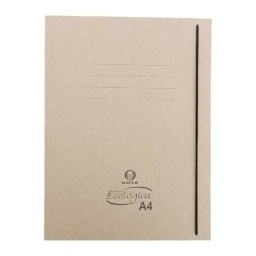 CARPETA ELASTICO GOYA CARTON KRAFT ECOLOICA A4