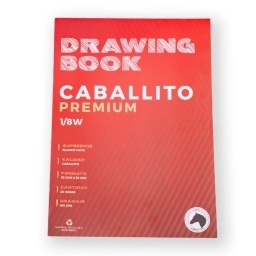 BLOCK DIBUJO CABALLITO PREMIUM 180GR. 1/8 WATMAN