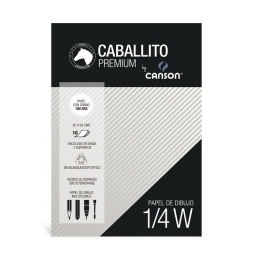 BLOCK DIBUJO CABALLITO CANSON 180GR. 14 WATMAN