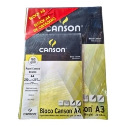 BLOCK DIBUJO CANSON ESTUDIANTE 180GR. A3 +A4 GRATIS