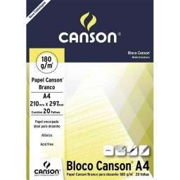 BLOCK DIBUJO CANSON ESTUDIANTE 180GR. A4