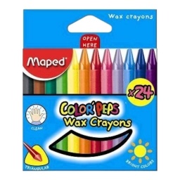 CRAYOLAS MAPED COLOR PEPS X24