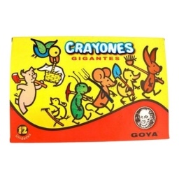 CRAYOLAS GOYA JUMBO GRUESAS X12