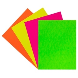 CARTULINA COLOR FLUO 50X70CM.