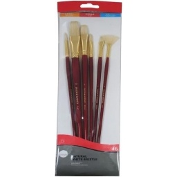 SET PINCEL DALER ROWNEY CERDA NATURAL CORTOS X6