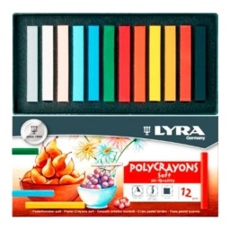 PASTEL TIZA LYRA TONOS CLASICOS X12