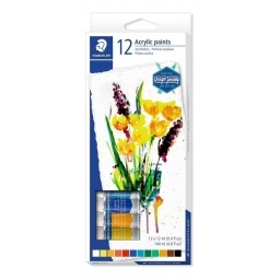 PINTURA ACRILICA STAEDTLER EN POMO X12