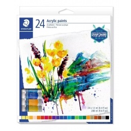 PINTURA ACRILICA STAEDTLER EN POMO X24