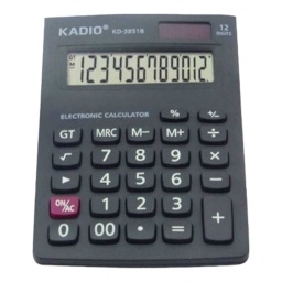 CALCULADORA DE ESCRITORIO KADIO 12 DIGITOS