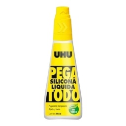 SILICONA FRIA LIQUIDA UHU 200ML.