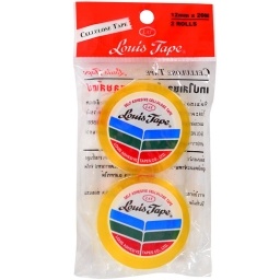 CINTA ADHESIVA CELOFAN LOUIS TAPE BIODEGRADABLE 12x20MT. PACK X2