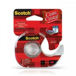 CINTA ADHESIVA SCOTCH 3M 500 CON DISPENSADOR 18X20MT.