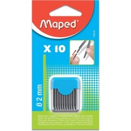 MINAS MAPED PARA COMPAS 2MM. X10