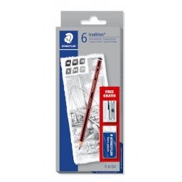 LAPICES GRADUADOS STAEDTLER TRADITION SET X6+2