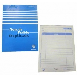 TALONARIO DE NOTA DE PEDIDO DUPLICADA