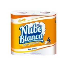 PAPEL HIGIENICO NUBE BLANCA 30MT. X48 ROLLOS